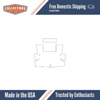 Cubierta de alfombrilla de maletero para Austin Healey 1959-1967, goma lisa de alta definición Foto 1 de 4