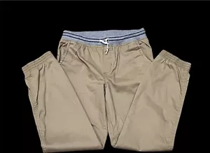 Cat & Jack Jungen Jogginghose mittlere Leibhöhe vorne flexibler Kordelzug braun Größe 14 - Bild 1 von 3