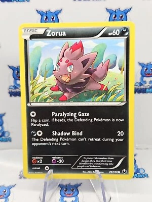 Zorua - 70/108 - Pokemon Dark Explorers LP  - Image 1 of 2
