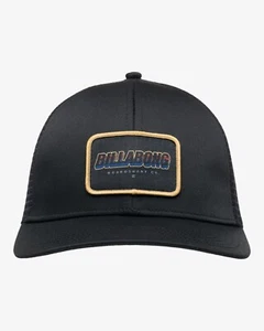 BILLABONG - Mens Walled Snapback Cap - One Size - Black - Adjustable Hat - Picture 1 of 3