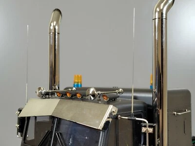 Tamiya R/C 1/14 Pair CB Spring Antenna Mirror Mount King Grand Knight Hauler - Image 1 of 4