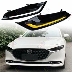 Faro antiniebla LED para parachoques delantero luz de circulación diurna DRL para Mazda 3 sedán 2019-2023 - Imagen 1 de 4