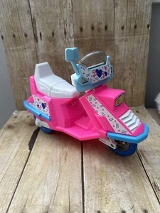Vtg Mattel 1989 Arco Barbie Neon Hot Pink Motor Bike Scooter Moped Toy Vehicle - Picture 1 of 9