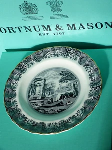 Fortnum & Mason/ Spode 1770 Italian Plate, Black/New/Sipping US/EU/CAN/RRP£60 - Picture 1 of 7