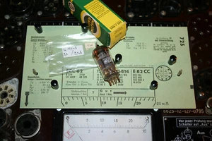 ECC82, MAZDA / NOS / 1x vacuum tube / top test on TV-7D - Bild 1 von 1