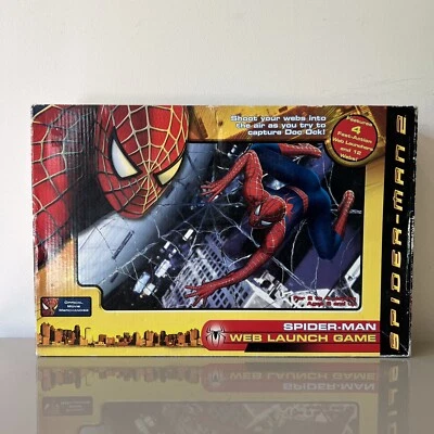 Spider-Man 2 Web Launch Board Game 2004 Pressman Ages 6+  - Image 1 of 4