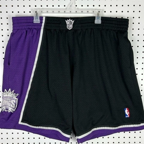 Sacramento Kings Mitchell & Ness Basketball Shorts NBA Hardwood Classics Sz 2XL Cover