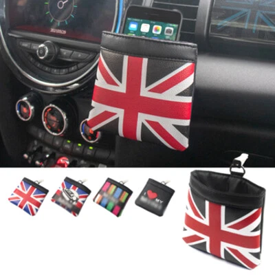 Car Air Vent Outlet Phone Holder Pocket Storage Organizer Bag For Cooper S Foto 1 de 4