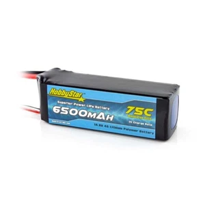 HobbyStar 6500mAh 4S 14.8V 75C batteria LiPo spina XT90 - Foto 1 di 2