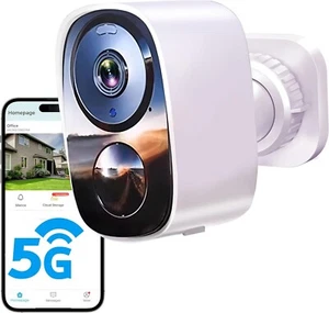 Cámaras de seguridad 2K mejoradas 2025 inalámbricas para exteriores, almacenamiento gratuito en la nube a prueba de agua - Imagen 1 de 8
