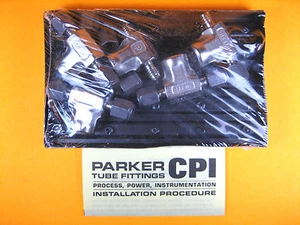 Parker - 2-2-2 OBZ-SS - SS Buchse Auslass T-Stück, 1/8" (Box von 5) - Bild 1 von 7