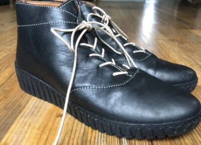 Sheridan Mia Mujer Botines Talla 39 Negro Cuero Tejido Frontal Cierre Cremallera 9 Foto 1 de 4