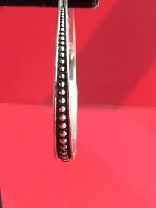 ELIZABETH & JAMES HOOP EARRINGS Silver 925 - Picture 1 of 7