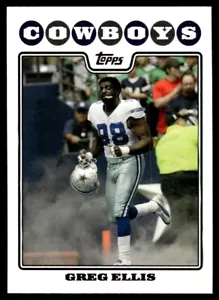 2008 Topps Greg Ellis Dallas Cowboys #233 - Picture 1 of 2