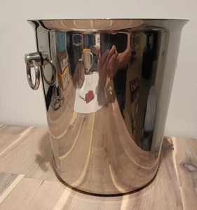 Stainless Steel Ice Bucket Champagne Wine Bucket Cooler for Bar Restaurant - Picture 1 of 4