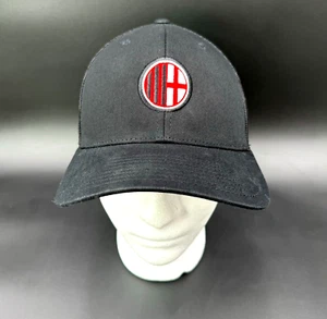 AC Milan Snapback Classics Cap Black Hat Yupoong Trucker Mesh Forza Milan! - Picture 1 of 8