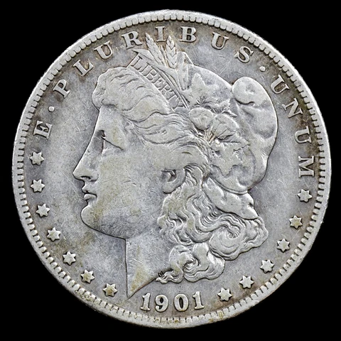 1901-S $1 MORGAN SILVER DOLLAR ✪ VF VERY FINE ✪ SCARCE DATE COIN ◢TRUSTED◣ Cover