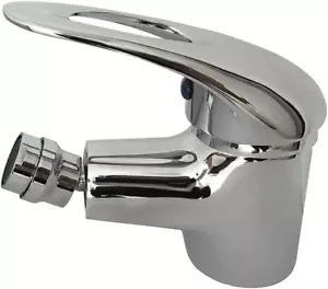 Toilet Bidet Faucet with Hot & Cold Water Brass Bathroom Single Hole Sink Mixer - Picture 1 of 5