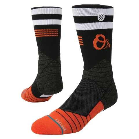 Men's Baltimore Orioles Stance Diamond Pro Crew Socks Large 9-12 Cover