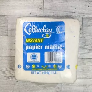 Celluclay II Instant Pappmaché 1 Pfund Formteil Bildhauerei Kunst - Fügen Sie einfach Wasser hinzu! - Bild 1 von 4