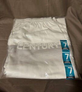 CENTURY MIDDLEWEIGHT 7 OZ STUDENT ELASTIC MARTIAL ART PANTS SIZE 4