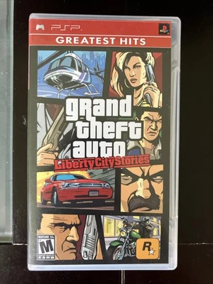 Grand Theft Auto Liberty City Stories com Mapa Sony PlayStation PSP Completo Na Caixa - Imagem 1 de 3