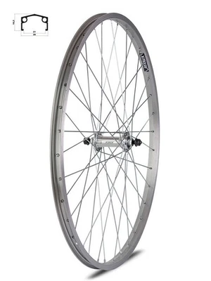 Vorderrad 28 Zoll Aluminiumfelge Stahlnabe - Bild 1 von 2