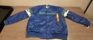 Starter Seattle Seahawks Satin Retro Throwback Jacket Size XXL 2025 - Picture 1 of 10