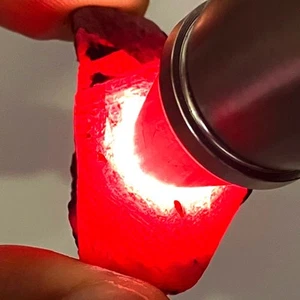 104.03 Ct - Natural 100% Unheated Beautiful Big Size Rough Red Ruby Madagascar - Picture 1 of 5