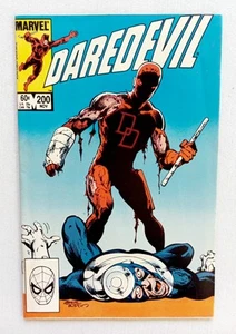 Couverture Daredevil #200 - 1983 Marvel Comics John Byrne Bullseye ! Veuve noire ! - Photo 1/3