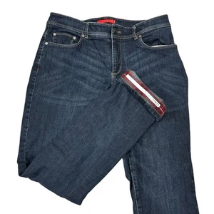 LL Bean Flannel Lined Jeans Women's 10 Regular Blue Denim 30" Inseam - Picture 1 of 11