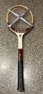 Vintage MacGregor Jr. Member Tennis Racquet w/ Dunhill Press - Picture 1 of 11