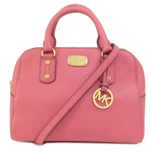 Michael Kors Cindy Rosa Leder Handtasche Authentisch - Bild 1 von 11