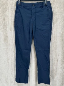 Kit & Ace Hose Herren 28x28 Navy Slim Fit Chino Stretch Performance Büro Arbeit - Bild 1 von 7