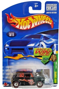 Hot Wheels Mini Cooper 2002 Treasure Hunt Redline Real Rider Tires #11/12 - Picture 1 of 3