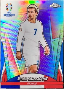 2024 Topps Chrome UEFA Euro Cup Antoine Griezmann Hero Variation - Picture 1 of 2