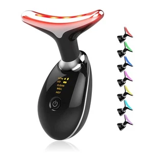 Face Massager with Led Light: 7-Color Facial Device - Neck Wrinkles Tightenin... - Bild 1 von 6