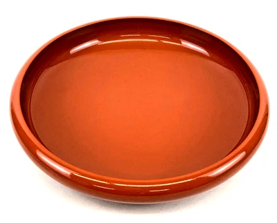  Tazón/plato de postre japonés de laca de madera Yamanaka-Nuri Kashiki Foto 1 de 4