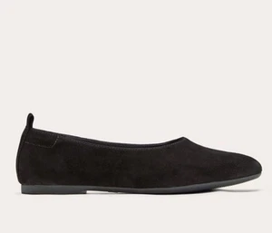 EVERLANE Women's The Day Glove Ballet Flats in Black Suede-Size 8.5 - Picture 1 of 10