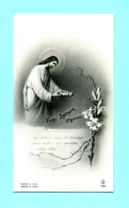SANTINO RICORDO DELLA PRIMA COMUNIONE IMAGE PIEUSE - HOLY CARD SANTINI - Foto 1 di 1
