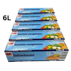 100 quickpack Gefrierbeutel Gefriertüten Tiefkühl Beutel 6 Liter Allzweckbeutel - Bild 1 von 1