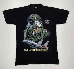 CAMISETA VINTAGE 1997 EJÉRCITO MARINO DE EE. UU. PILOTO DE AVIÓN VINI VICI VMFA-451 - Imagen 1 de 11