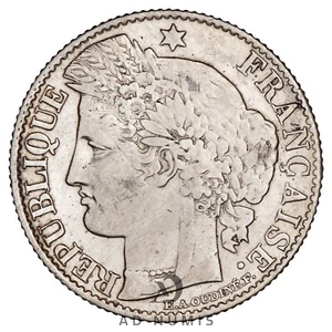 France 50 centimes 1873 A Cérès argent SUP Paris pièce de monnaie française - Imagen 1 de 2
