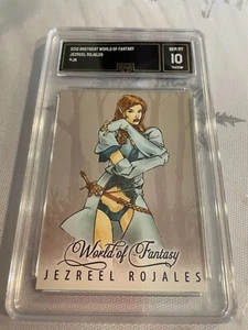 JEZREEL ROJALES 2012 WORLD OF FANTASY # JR GRADED 10 L@@K - Picture 1 of 2