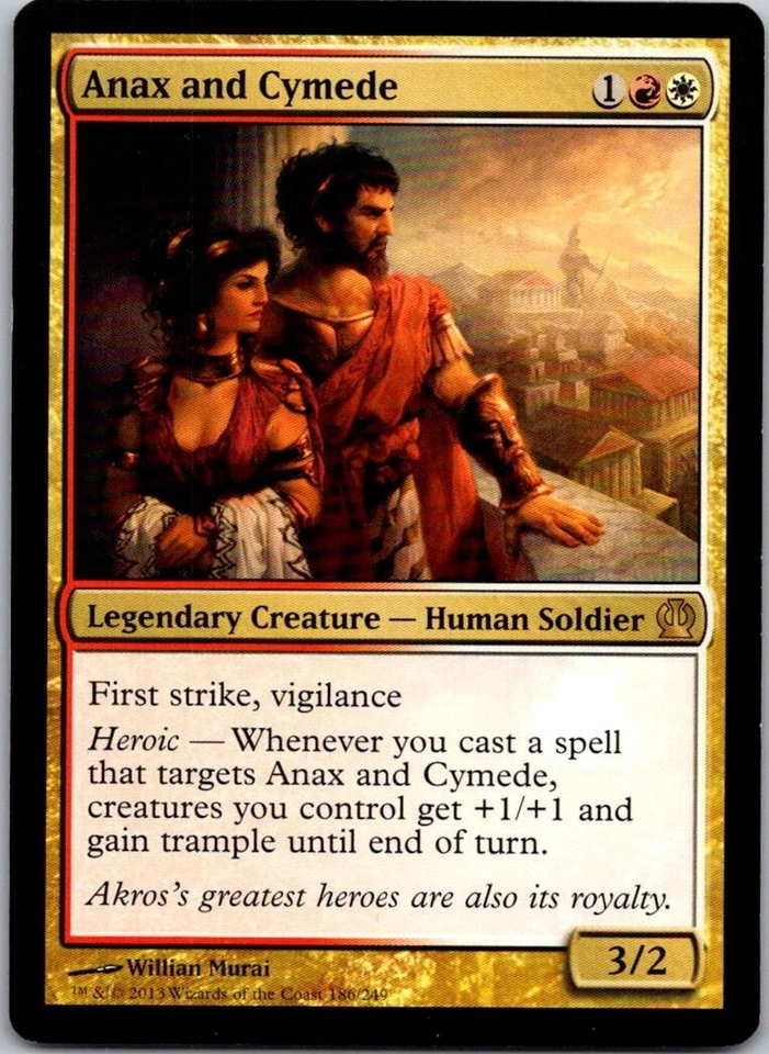 Magic the Gathering Anax and Cymede Theros MTG Free Shipping! - Image 1 of 1