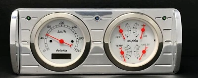 Ford Car 1940 calibre 2 tablero de instrumentos estilo cuádruple juego de inserciones métrico Foto 1 de 4