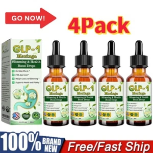 4x GLP-1 Moringa Slimming Health Boost Drops Liquid / Weight Loss and Slimming - Picture 1 of 13