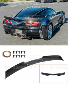 For 14-19 Corvette C7 Z06 | Z07 Package CARBON FIBER Rear Trunk Lid Wing Spoiler - Picture 1 of 22