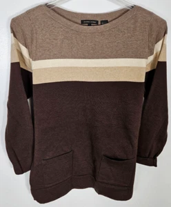 Jeanne Pierre Damen Gr. Medium Mehrfarbig Gestreift Pullover Oberteil Langarm - Bild 1 von 3