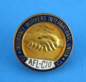 AFL-CIO Insurance Workers International Union Bastian Bros Pin Rochester NY Vtg - Picture 1 of 10